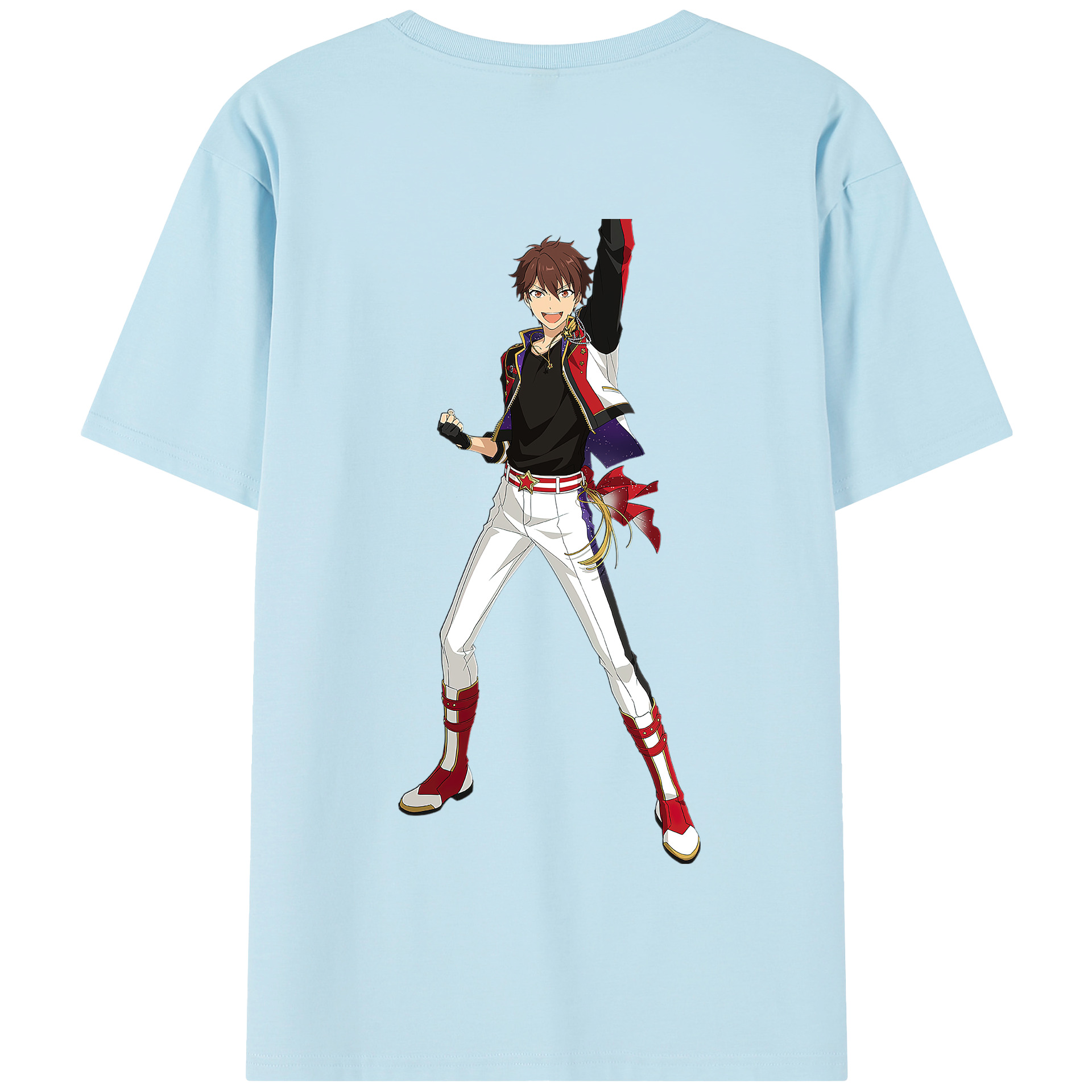 （画像用） あんさんぶるスターズ! Ensemble Stars 綿100％半袖Tシャツ（背面プリント）
